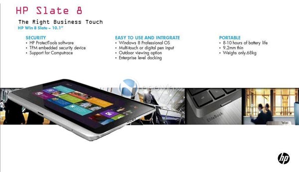 hp tablet windows 8